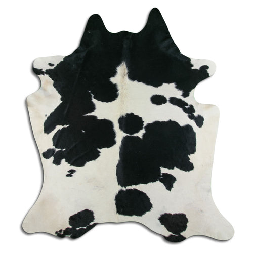 Black & White Cowhide Rug XXL