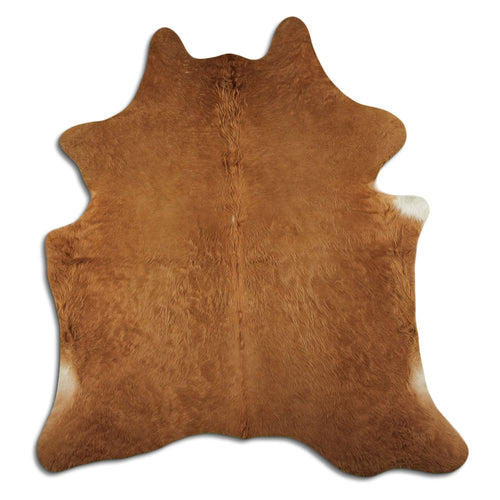 Brown Cowhide Rug L