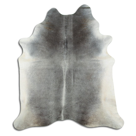 Grey Cowhide Rug L