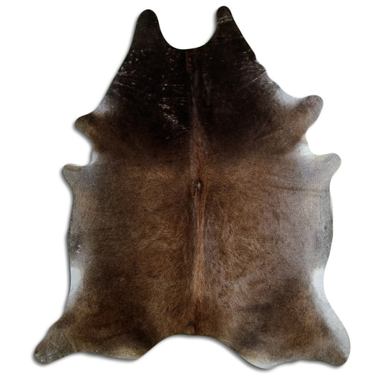 Tan Grey Cowhide Rug XL