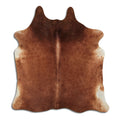 Brown Cowhide Rug L