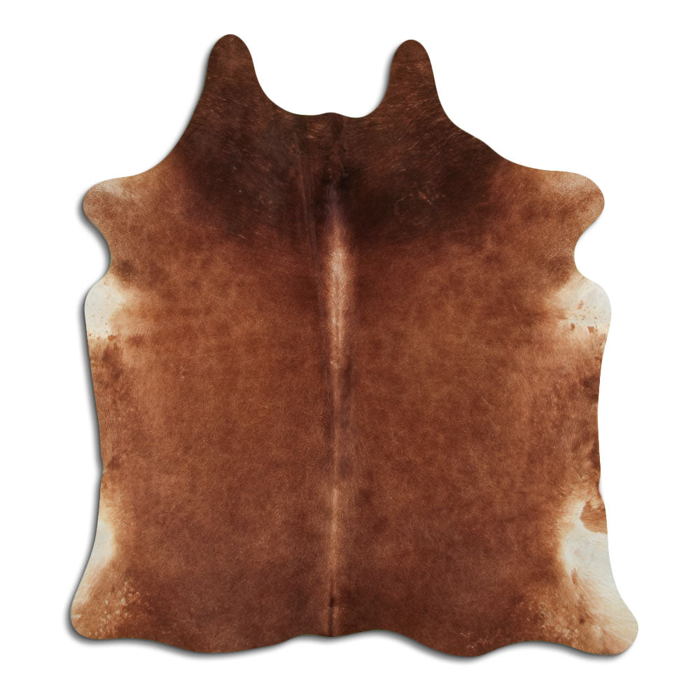 Brown Cowhide Rug L