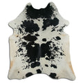 Black & White Cowhide Rug XXL