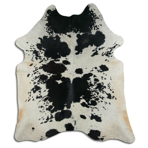 Black & White Cowhide Rug XXL