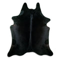 Black Cowhide Rug XXL