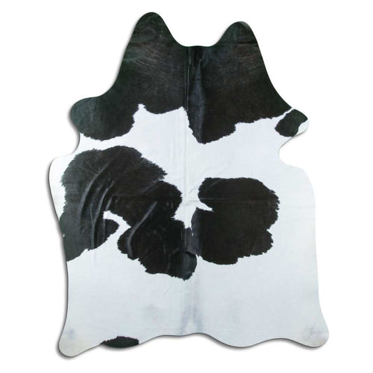 Black & White Cowhide Rug XL