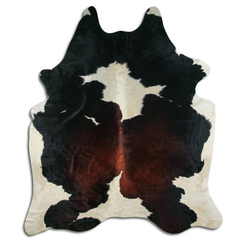 Tricolor Cowhide Rug XXL