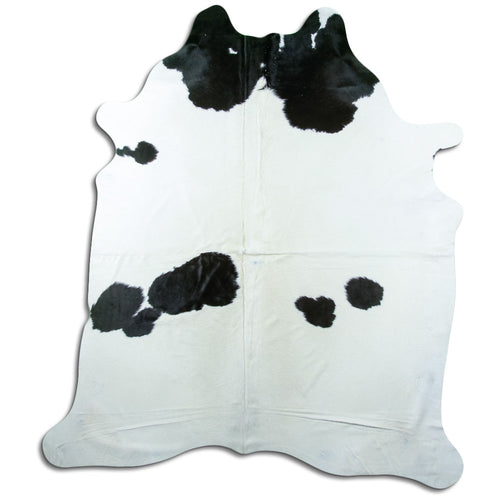 Black & White Cowhide Rug XXL