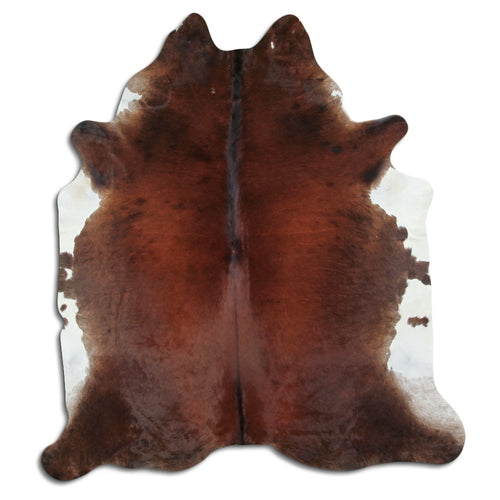 Brown Cowhide Rug XXL