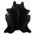 Black Cowhide Rug XXL