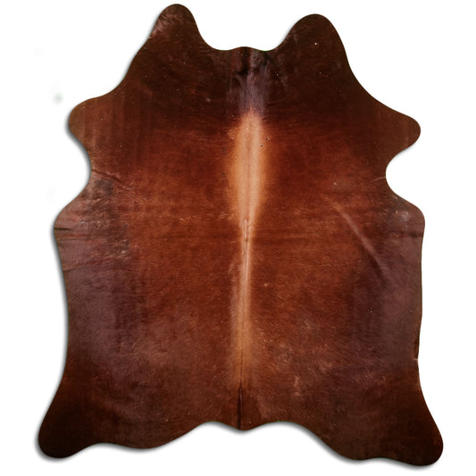 Brown Cowhide Rug M