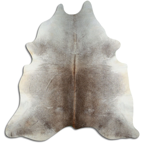 Tan Grey Cowhide Rug XL