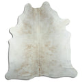 Brown & White Cowhide Rug XXL