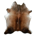 Brown Cowhide Rug L