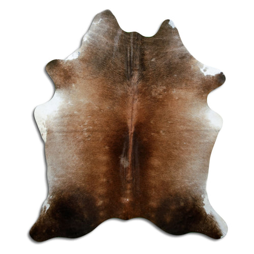 Brown Cowhide Rug L