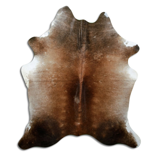Brown Cowhide Rug L