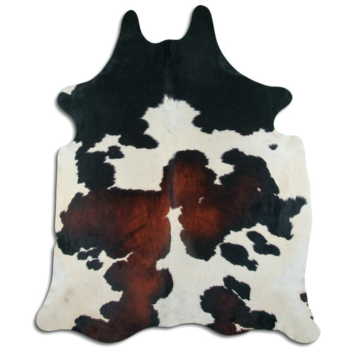Tricolor Cowhide Rug XXL