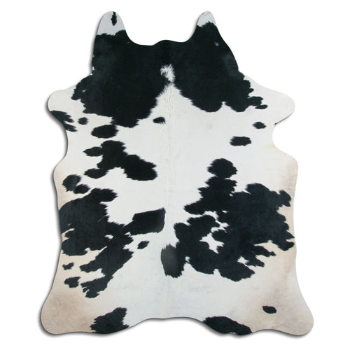 Black & White Cowhide Rug XXL