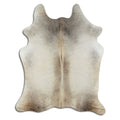 Tan Grey Cowhide Rug M