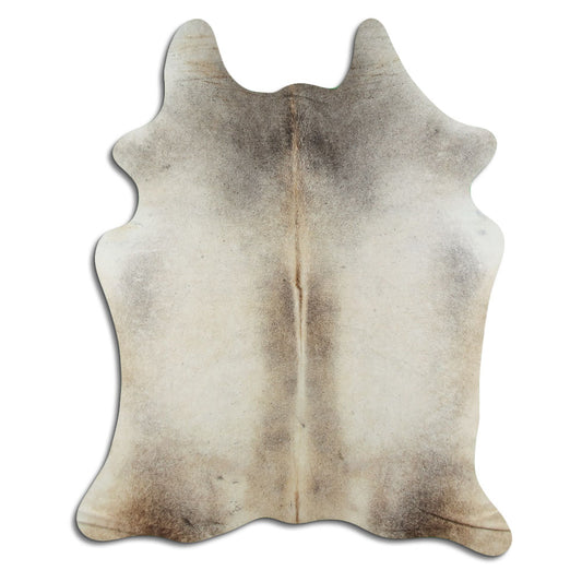 Tan Grey Cowhide Rug M