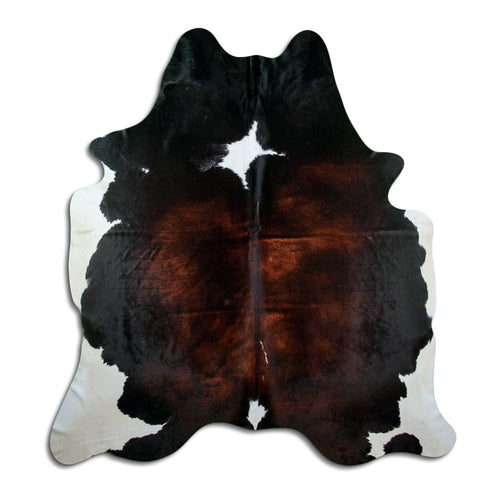 Tricolor Cowhide Rug XXL