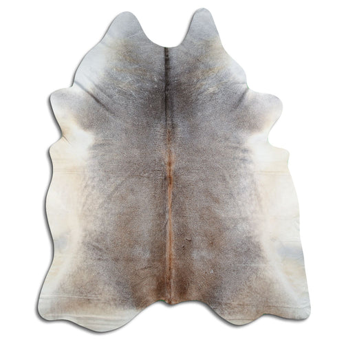 Tan Grey Cowhide Rug XXL