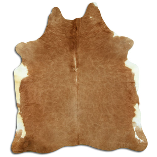 Brown Cowhide Rug L