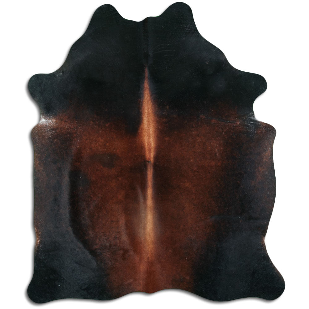 Brown Cowhide Rug L
