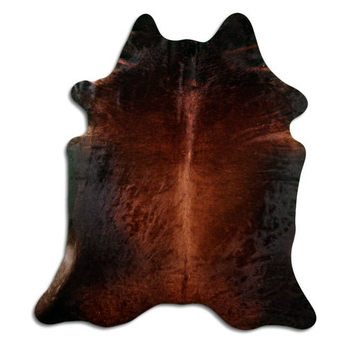 Brown Cowhide Rug XXL