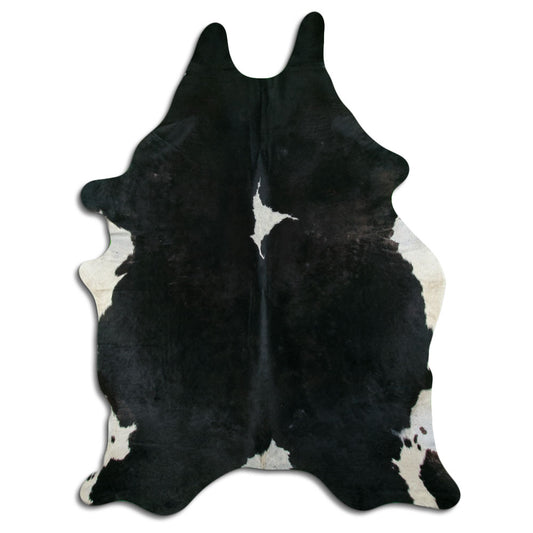 Black & White Cowhide Rug XXL