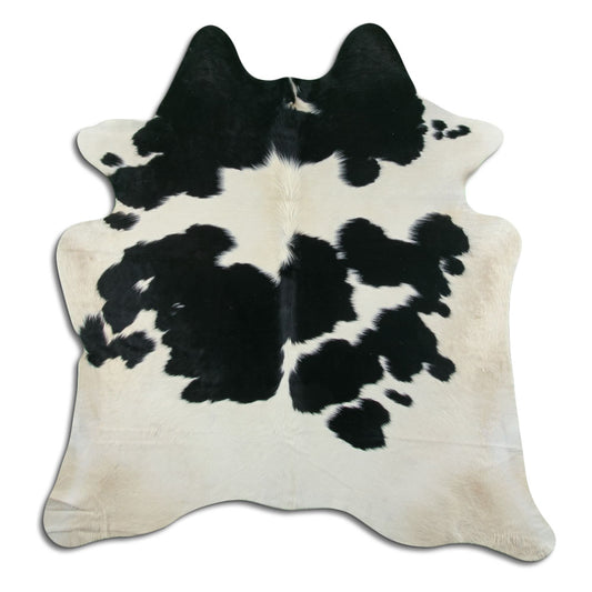 Black & White Cowhide Rug XL