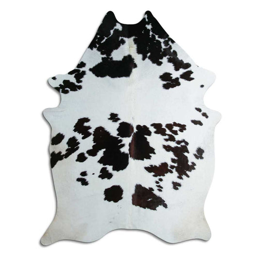Black & White Cowhide Rug XXL
