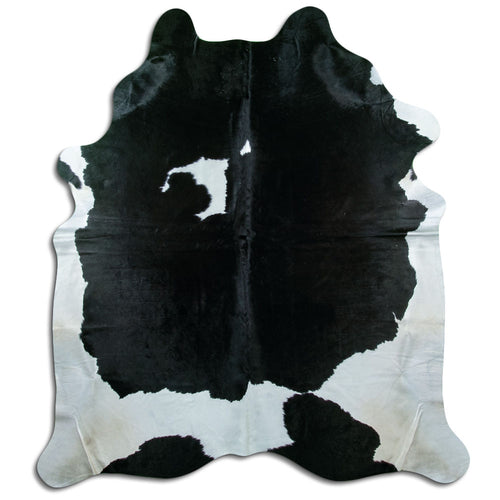 Black & White Cowhide Rug XL