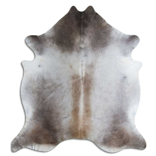 Tan Grey Cowhide Rug XXXL