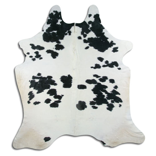 Black & White Cowhide Rug XXL