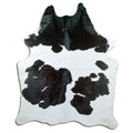 Black & White Cowhide Rug XXL
