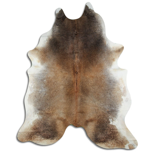 Tan Grey Cowhide Rug XXL