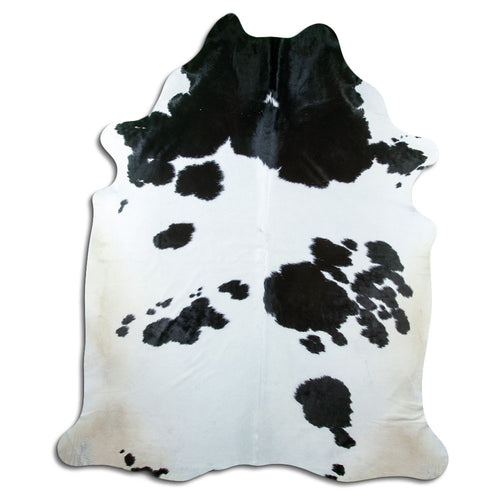Black & White Cowhide Rug XXXL