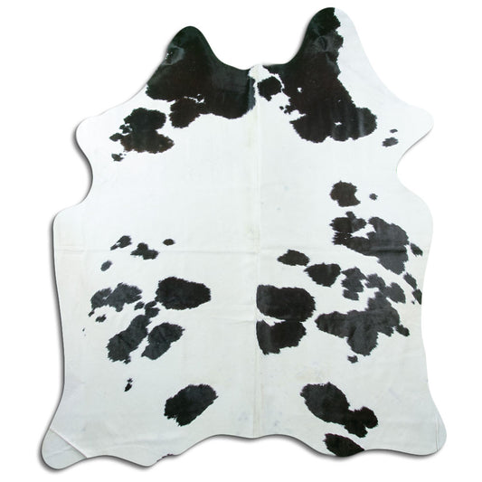 Black & White Cowhide Rug XL
