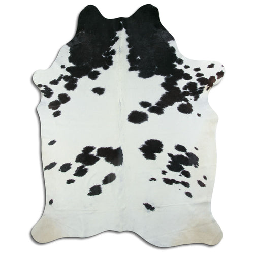Black & White Cowhide Rug XXL