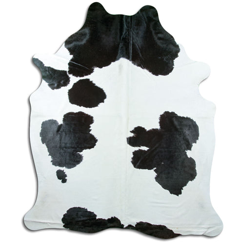 Black & White Cowhide Rug XXXL