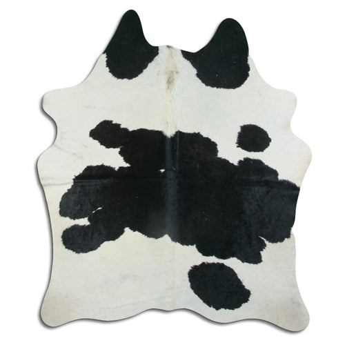 Black & White Cowhide Rug L