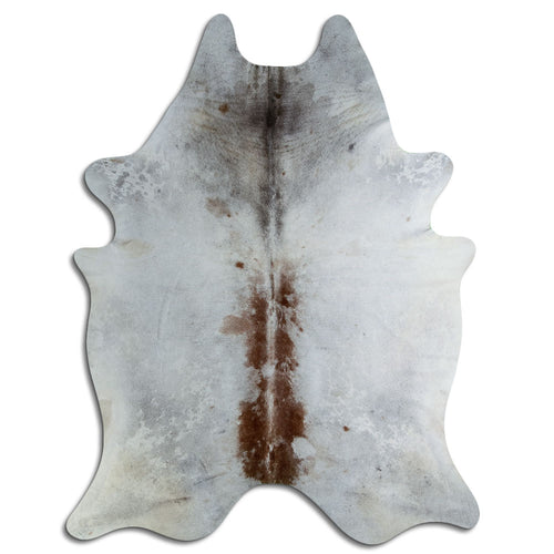 Tan Grey Cowhide Rug XXXL