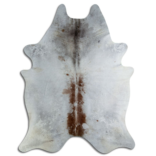 Tan Grey Cowhide Rug XXXL