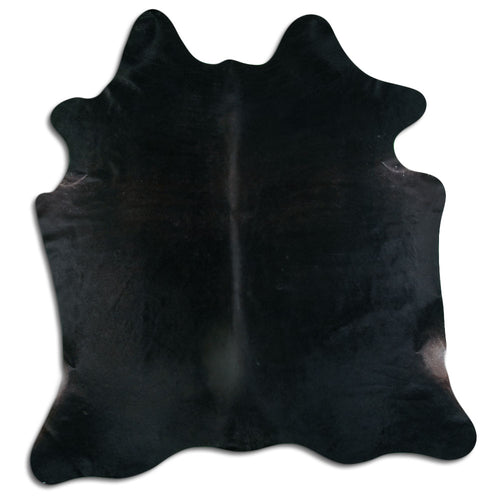 Black Cowhide Rug XL