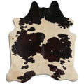Brown & White Cowhide Rug XXL