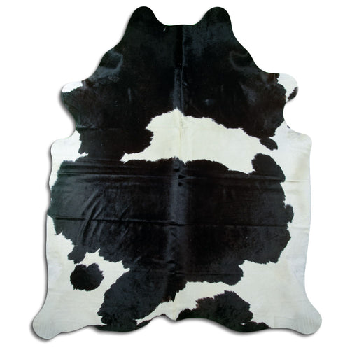 Black & White Cowhide Rug XXXL