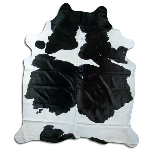 Black & White Cowhide Rug XXL