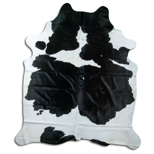 Black & White Cowhide Rug XXL