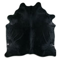 Black Cowhide Rug XXL